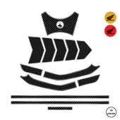 Honda CRF250 RALLY 2025 ile Uyumlu Kaydırmaz 6D Karbon 14 Parça Tank Pad Seti GC77 thumbnail 1