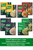 Knorr Makarna Sosu Seti x 8 Adet (Truf Mantarlı + Pesto + Bolonez + 4 Peynirli) thumbnail 1