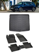 Sahler Egea Hb 2015 ve Sonrası 4.5D Paspas ve Rizline 3D Bagaj Havuz Set thumbnail 1