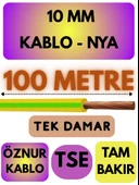 Öznur 10 MM NYA Kablo Metre Seçenekli (Sarı-Yeşil) thumbnail 2