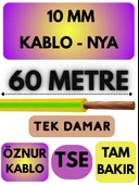 Öznur 10 MM NYA Kablo Metre Seçenekli (Sarı-Yeşil) thumbnail 6