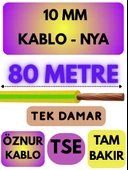 Öznur 10 MM NYA Kablo Metre Seçenekli (Sarı-Yeşil) thumbnail 4