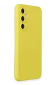 Samsung Galaxy S24 Kılıf Nano içi Kadife Silikon - Sarı - 2