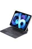 iPad Pro 12.9 (2022) Kılıf X9 Magic Manyetik Klavyeli Tablet Kılıfı - Siyah - 1