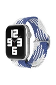 Apple Watch 38mm Star Kordon - Mavi-Beyaz - 1