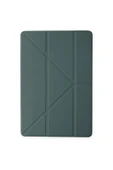 iPad Pro 11 (2018) Kılıf Kalemlikli Mars Tablet Kılıfı - Koyu Yeşil - 2