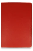 Samsung Galaxy T860 Tab S6 10.5 Kılıf 360 Tablet Deri Kılıf - Kırmızı - 3