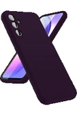 Samsung Galaxy A24 4G Kılıf First Silikon - Mor - 3