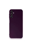 Samsung Galaxy A24 4G Kılıf First Silikon - Mor - 2