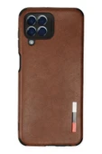 Samsung Galaxy M33 Kılıf Loop Deri Silikon - Kahverengi - 1