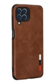 Samsung Galaxy M33 Kılıf Loop Deri Silikon - Kahverengi - 3