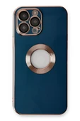 iPhone 14 Pro Max Kılıf Store Silikon - Mavi - 2