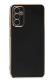 Samsung Galaxy A04S Kılıf Volet Silikon - Siyah - 1