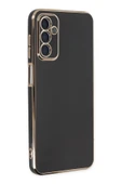 Samsung Galaxy A04S Kılıf Volet Silikon - Siyah - 2