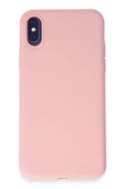 iPhone X Kılıf First Silikon - Pudra - 1
