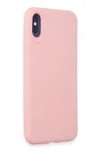 iPhone X Kılıf First Silikon - Pudra - 2