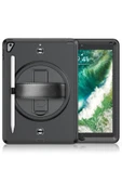 iPad 5 Air 9.7 Kılıf Strap-C Otterbox Tablet Kapak - Siyah - 2