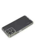 Realme C53 Kılıf Lensli Silikon - Gümüş - 3