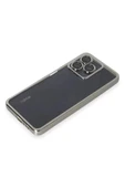 Realme C53 Kılıf Lensli Silikon - Gümüş - 4