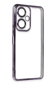 Vivo Y27 Kılıf Lensli Silikon - Mor - 2