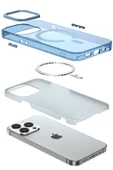 iPhone 13 Pro Max Kılıf Troy Magsafe Kapak - Mor - 3