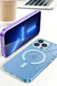 iPhone 13 Pro Max Kılıf Troy Magsafe Kapak - Mor - 4