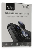 Samsung Galaxy S24 Ultra PVD Metal Kamera Lens - Siyah - 3