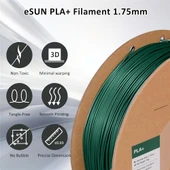Esun Çam Yeşili Pla+ Filament 1.75mm 1 Kg Plus thumbnail 2