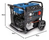 Scheppach SG7100X 5,5kW Bezninli Trifaze Jeneratör thumbnail 2