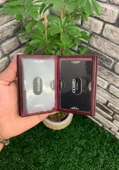 Guard Bordo Hakiki Deri Kartlık Erkek / Kadın P1169 thumbnail 3