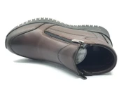 Venüs Ekko Hakiki Deri Düz Kaymaz Taban Ortopedik Kadın Bot thumbnail 5