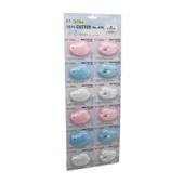 12 ADET MINI CUTTER MİNİ CEP - ÇANTA FALÇATA - MAKET BIÇAK (5047) - 1