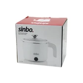 ELEKTRİKLİ FONKSİYONLU PİŞİRİCİ ÇELİK TENCERE 800ML 400W BUHARDA PİŞİRME APARATI CAM KAPAK SCO-5043 (5047) - 1