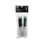 5Lİ MİNİ=7.7CM METAL ÇIRPICI PLASTİK SAPLI=7.8CM TOPLAM UZUNLUK=15.5CM (5047) - 1