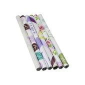 RENKLİ ÇİÇEKLİ - DESENLİ 45CM X 2MT FOLYO YAPIŞKANLI DUVAR KAĞIT (5047) - 1
