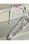TinyAlp Yumuşacık Baharlık Rahat Kumaş Yazlık Çocuk Unisex Pijama Takımı - 4