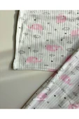 TinyAlp Yumuşacık Baharlık Rahat Kumaş Yazlık Çocuk Unisex Pijama Takımı - 5