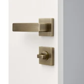 Antik Füme Wc Banyo Tipi Kapı Kolu Rozetli Sağ Sol Uygun Modern İç Kapı Kilitli 1 Takım thumbnail 1