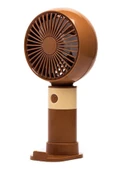 Taşınabililir Mini Usb Şarjlı 3 Kademeli El Masaüstü Vantilatör Fan Soğutucu YM88214 - 11
