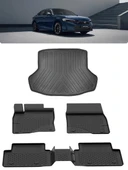 Sahler Honda Civic 2021 ve Sonrası 4.5D Sahler Paspas 3D Rizline Bagaj Havuzu thumbnail 1