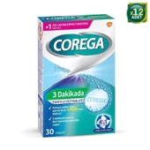 Corega 3 Dakikada Temizleyici 30 Tablet 12 Adet - 1