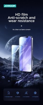 Joyroom JR-PF906 İphone 13 Pro Max 9H Temperli HD Ekran Koruyucu - 4