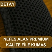 BEYLİNİ Fileli Saç Bandı 2li Set Makyaj Uygulama Cırtlı Hava Alabilir Cilt Bakım Yoga Spa Ter Sporcu Bandanası - 3