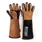 Petsuit 5 Parmak Koruyucu Eldiven Siyah/Taba 45cm - 1