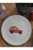 Yeniyıl 2025 Love Cars 6 lı Servis Tabağı 25 Cm. - 2
