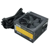 PowerBoost PB500AR 500W APFC 2*PCI-E 6+2 Pin 12cm Siyah Fanlı ATX PSU (Retail Box) - 1