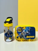 Batman 4 Bölmeli Çocuk Beslenme Kutusu ve Matara Seti - 1