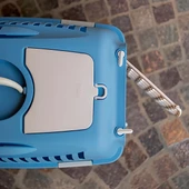 Stefanplast Gulliver 3 Üstten Açılır Metal Kapılı Taşıma Çantası 64x40x38cm thumbnail 5