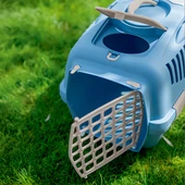 Stefanplast Gulliver 3 Üstten Açılır Metal Kapılı Taşıma Çantası 64x40x38cm thumbnail 4