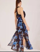 PALMİYE DESEN UZUN ELBİSE thumbnail 1